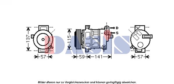 AKS DASIS Kompressori, ilmastointilaite 851606N